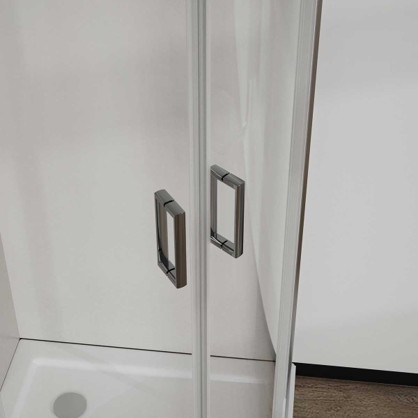 Душевой уголок Vincea City VSQ-5CT800CL, 800*800, хром, стекло прозрачное