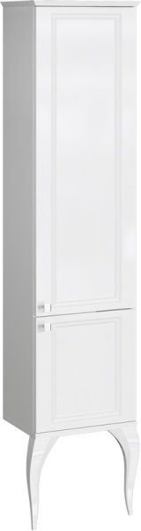 Пенал AQWELLA на ножках 40см. Белый., LAD0504W