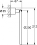 Полотенцедержатель Grohe Atrio New 40307003 хром