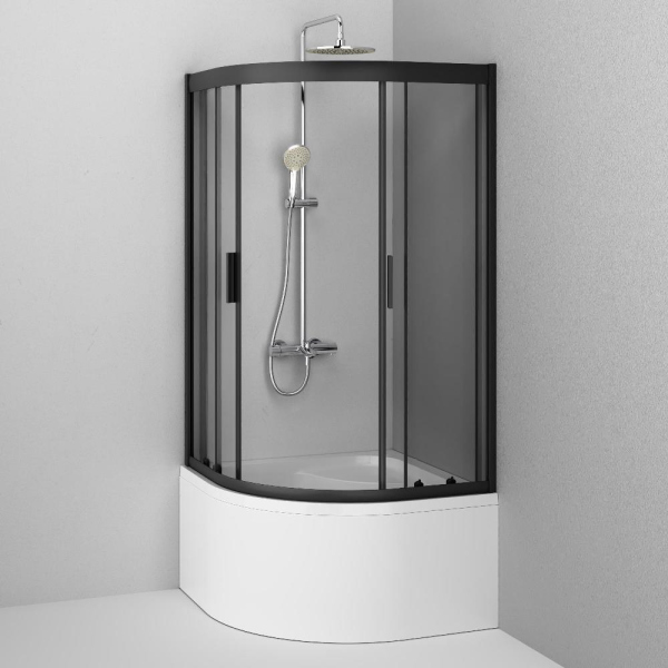 Душевое ограждение 90x90 см, без поддона AM.PM Gem, W90G-401A090BT
