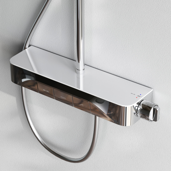 Душевая система с душевым смесителем-полкой и термостатом AM.PM Func, F078F200