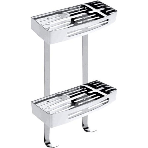 Мыльница CYTRO пряммоугольная двойная (нержавейка, хром) Hotelov? vybaven?