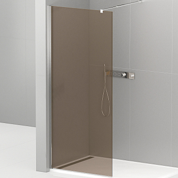 Душевая перегородка Cezares, LIBERTA-L-1-80-BR-Cr