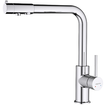 Смеситель для кухни Aquatek Европа AQ1386CR Хром