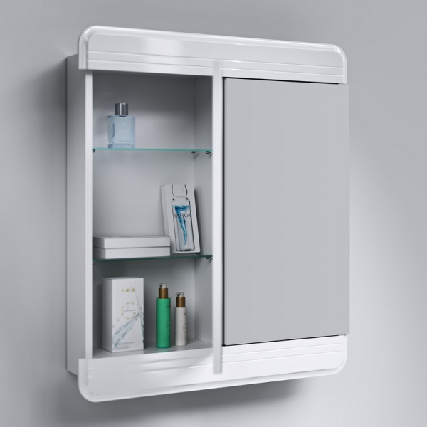 Зеркальный шкаф AQWELLA 75см., Kor.04.07