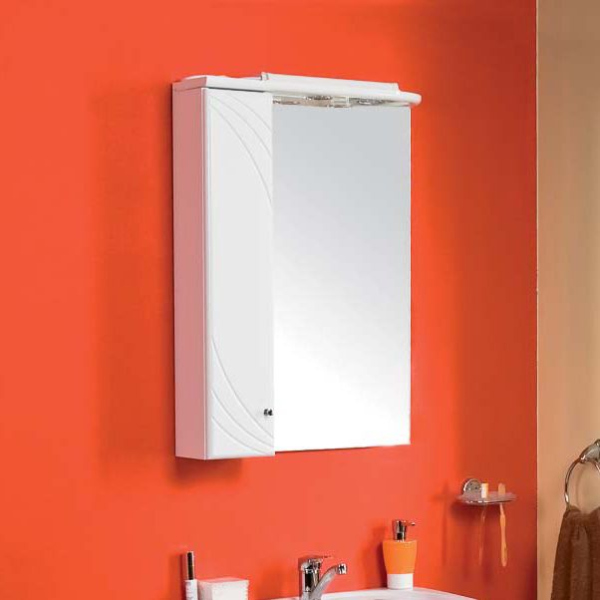 Шкаф-зеркало Акватон Пинта М 1A013202PT01L левое, цвет Белый