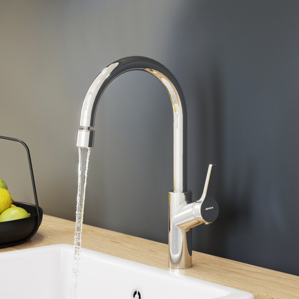 Смеситель для кухни с двухрежимным регулируемым аэратором Damixa Eclipse, 310722000