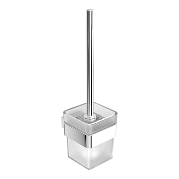 Ершик для унитаза Lemark SMOOTH LINE с держателем, хром (9761019)