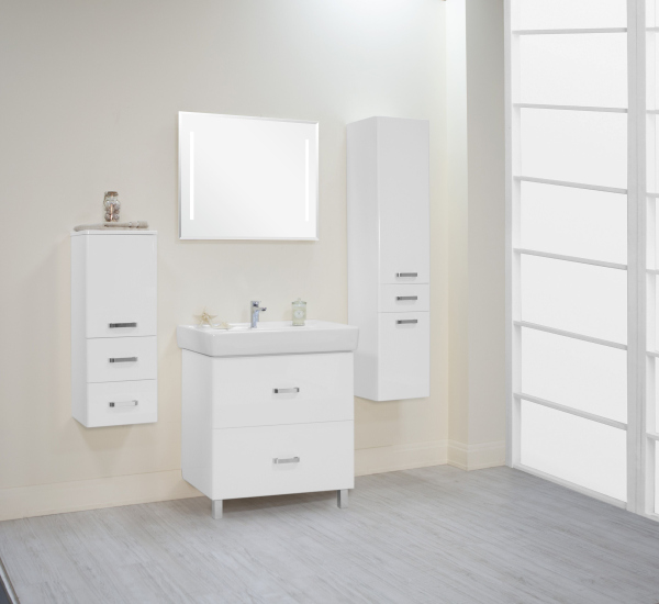 Тумба с раковиной Акватон Америна Н 80 белая