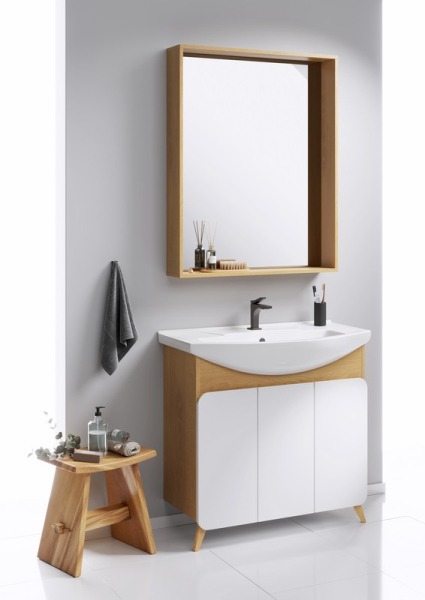 Напольная тумба без раковины AQWELLA 85 см, BAS0108DZ