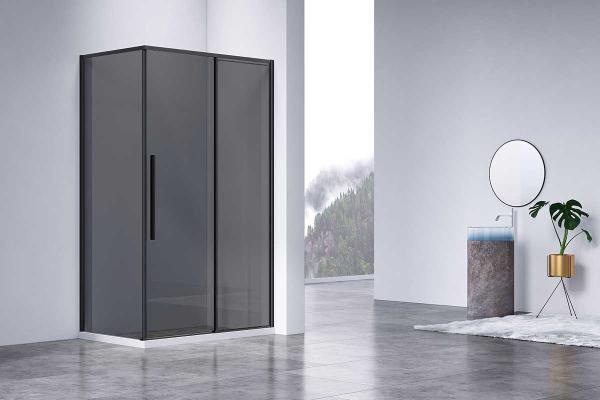 Душевой уголок Vincea Slim-N VSR-4SN8011CGB, 1100*800, хром, стекло тонированное