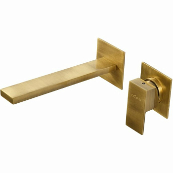 UNIKA-BLI2-02 Смеситель для раковины встраиваемый однорычажный, исполнение бронза