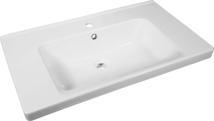 Тумба с раковиной Smile Фреш 80 белая