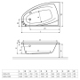 Акриловая ванна Excellent Aquaria WAEX.AQP16WH