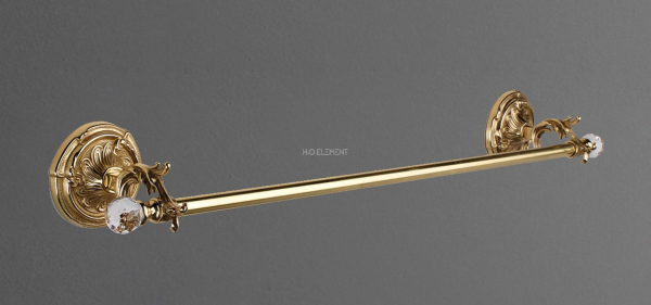 Полотенцедержатель ART&MAX BAROCCO CRYSTAL AM-1780-Do-Ant-C, Античное золото