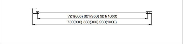 Неподвижная душевая стенка Aquatek 900x2000, профиль хром, стекло прозрачное, AQ ARI WA 09020CH