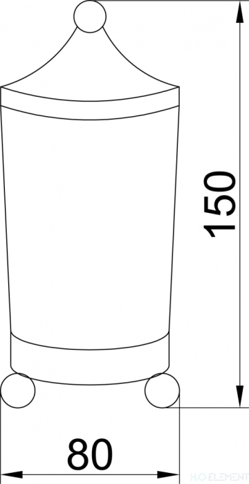 Контейнер Boheme Hermitage Gold 10364