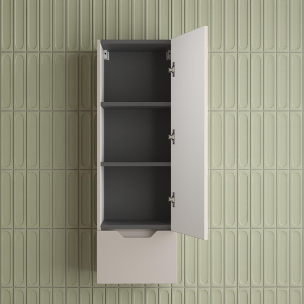 Пенал "Остин" 360 см подвесной 1 ящик крем эмаль PLUS, ЛС-00002417