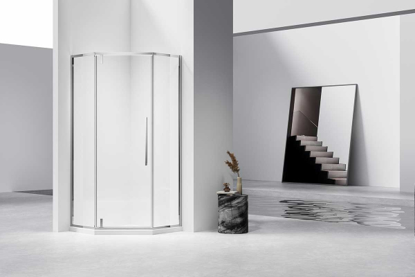 Душевой уголок Vincea Slim-N VSP-4SN900CL, 900*900, хром, стекло прозрачное