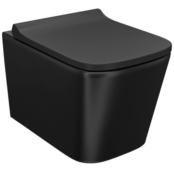 Унитаз подвесной IDDIS Bild, черный матовый (BILR2BMi25)