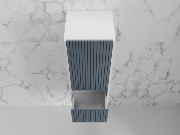 Пенал Style Line «Стокгольм» 360 см подвесной 2 ящика графит софт, ЛС-00002317