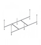 Каркас для ванны AM.PM Gem W90A-170-075W-R