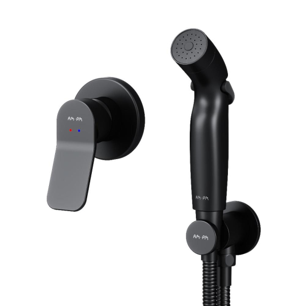 Смеситель, монтируемый в стену с гигиеническим душем AM.PM X-Joy, F40H85A22