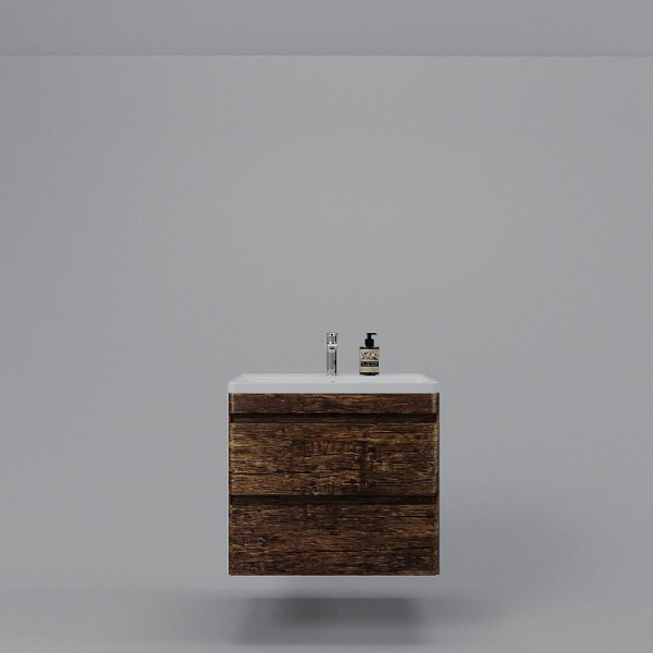 Тумба без раковины подвесная Style Line "Атлантика 70", Люкс старое дерево, СС-00002340