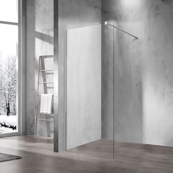 Душевая перегородка Vincea Walk-In VSW-1H110CL,1100*2000, хром, стекло прозрачное