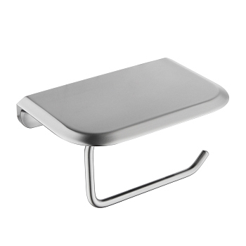 Бумагодержатель с полкой для телефона ABBER Nord AA1530SP сатин