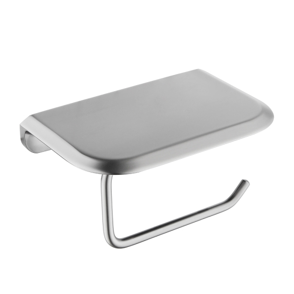 Бумагодержатель с полкой для телефона ABBER Nord AA1530SP сатин