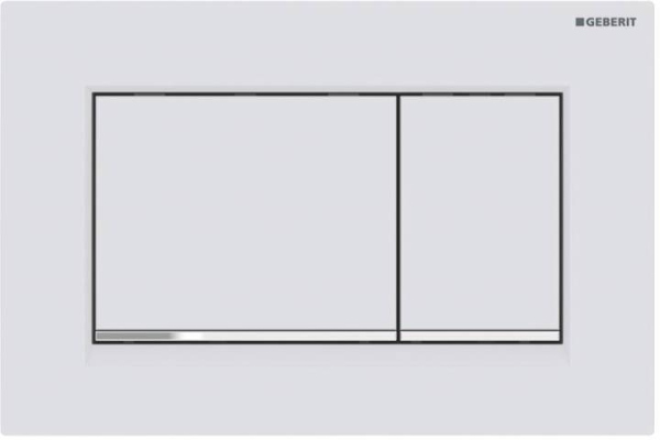 Кнопка смыва Geberit Sigma 30 115.883.JT.1 белый матовый / хром глянцевый