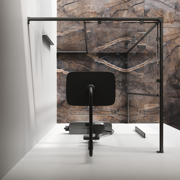 Душевое ограждение 90x90 см, без поддона AM.PM Func, W84G-403-9090-BТ