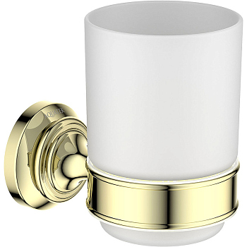 Стакан для зубных щеток Aquatek Классик AQ4504PG Полированное золото