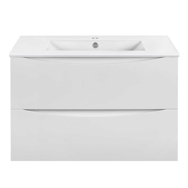 Тумба без раковины Vincea Mia Slim 800 подвесная, G.White, VMC-2MC800S1GW