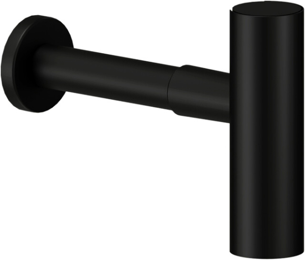 AV00107/10FLP сифон, глянцевый черный