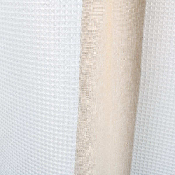 Шторка для ванной Fixsen Vafel бежевая (FX-5020A)