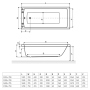 Акриловая ванна Excellent Aquaria WAEX.AQU14WH