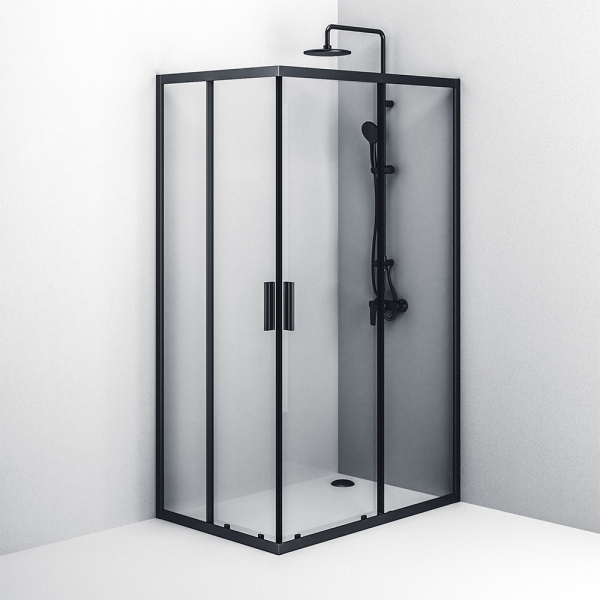 Душевое ограждение 120x80 см, без поддона AM.PM Gem S, W93G-404-120280-BT
