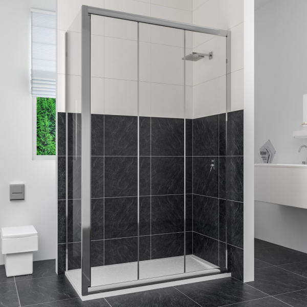 Душевой уголок RGW Classic CL-40 (1460-1510)х900 стекло чистое