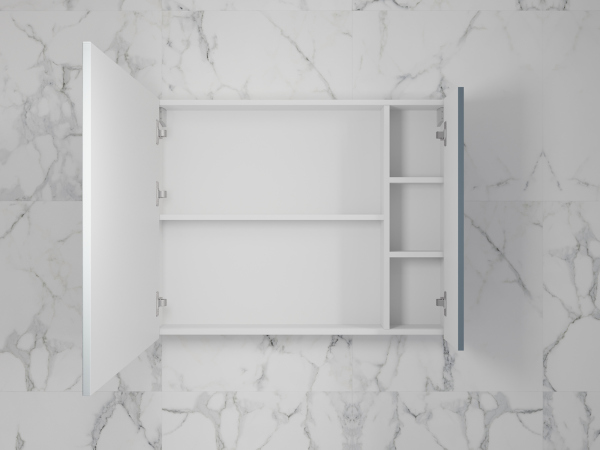 Зеркальный шкаф Style Line «Стокгольм» 80 см графит софт, ЛС-00002325