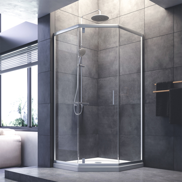 Душевое ограждение 90x90 см, без поддона AM.PM Gem, W90G-405-090MT