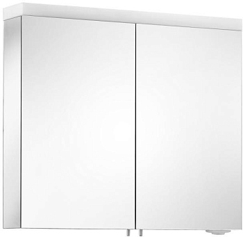 24203171301 ROYAL REFLEX.2 Зеркальный шкаф 800х700х150 мм с двойной светодиодной подсветкой