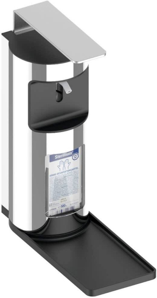 34954010100 PLAN Дозатор жидкого мыла и дезинфицирующих средств, хром