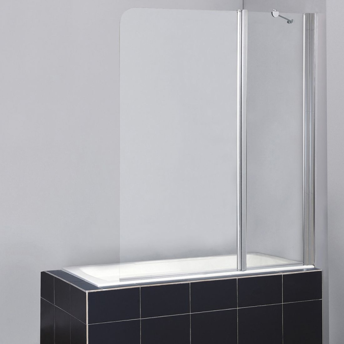 Шторка на ванну Belbagno SELA-V-11-120/140-Ch-Cr-R