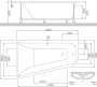 Акриловая ванна AM.PM Spirit 160x100 L
