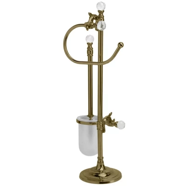 Стойка с аксессуарами ART&MAX BAROCCO CRYSTAL AM-1948-Br-C, Бронза
