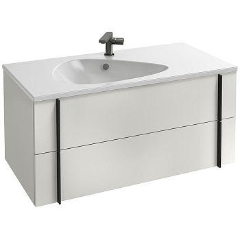 EB3032-N18 NOUVELLE VAGUE Мебель 100 см для раковины 100 см - 2 ящика, белый