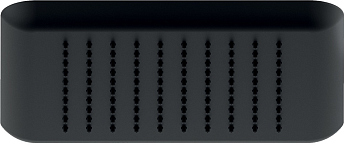 AD139/122BM верхний душ 24 см, матовый черный