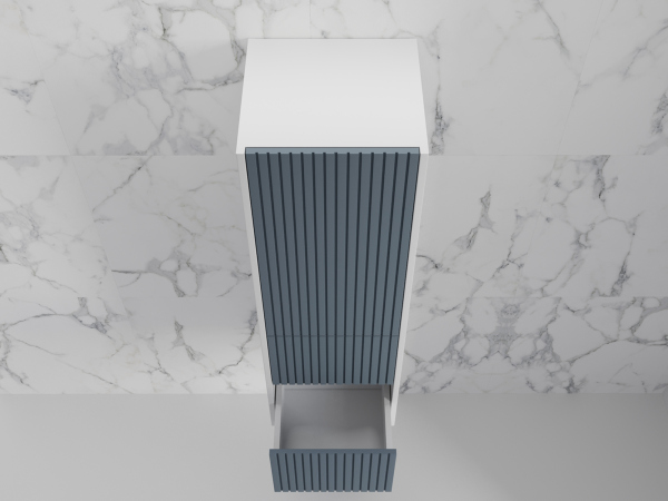 Пенал Style Line «Стокгольм» 360 см подвесной 2 ящика графит софт, ЛС-00002317